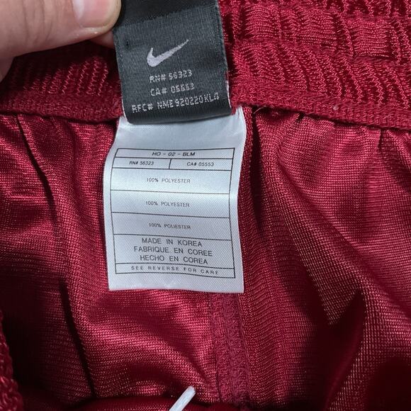 Vintage Y2K Nike Arkansas Razorbacks XL Dazzle Shorts Shiny College Sports Hogs - Picture 4 of 7